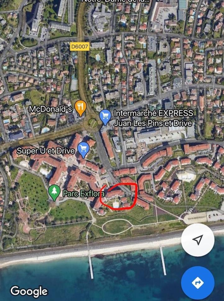 Appartement Le Grand Large à Antibes Extérieur photo